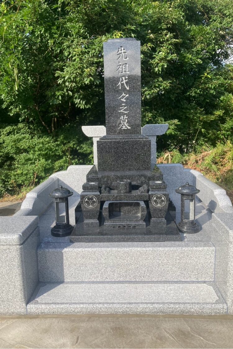 墓石完成 2026年7月18日 村上市 O様 担当:熊倉